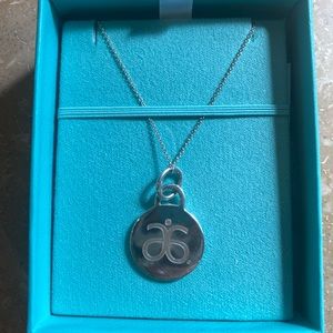 Tiffany silver necklace.